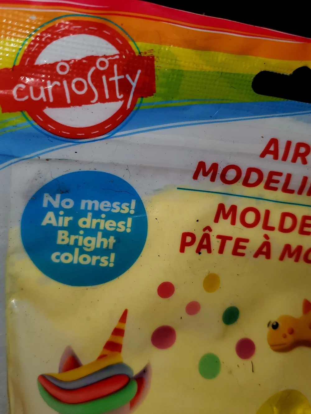Air Dry Modeling Clay - Yellow & Green - Pack of 2